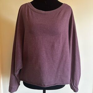 Sundays Deep Purple Long Sleeve Top